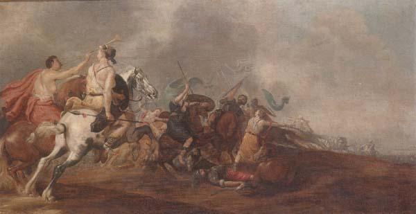 unknow artist The Battle of the amazons oil painting image
